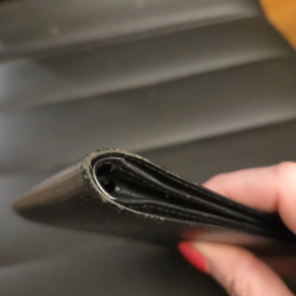 Black Leather Givenchy Gentleman Bifold Wallet